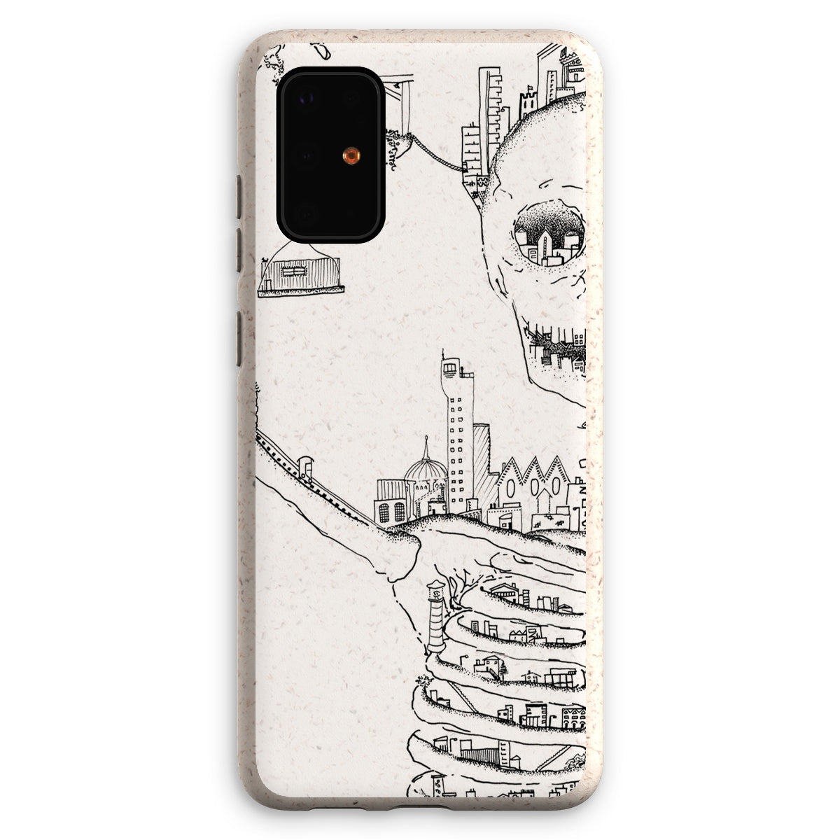 Skelly City Eco Phone Case