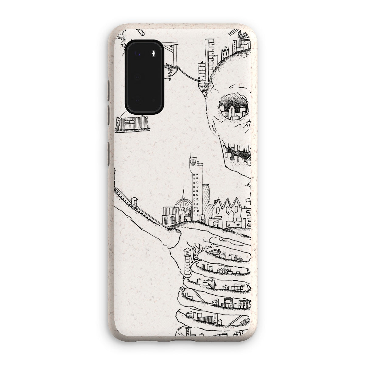 Skelly City Eco Phone Case