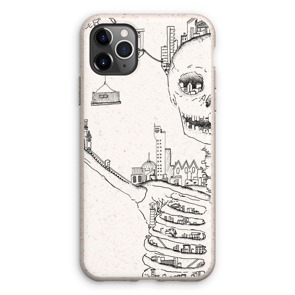 Skelly City Eco Phone Case