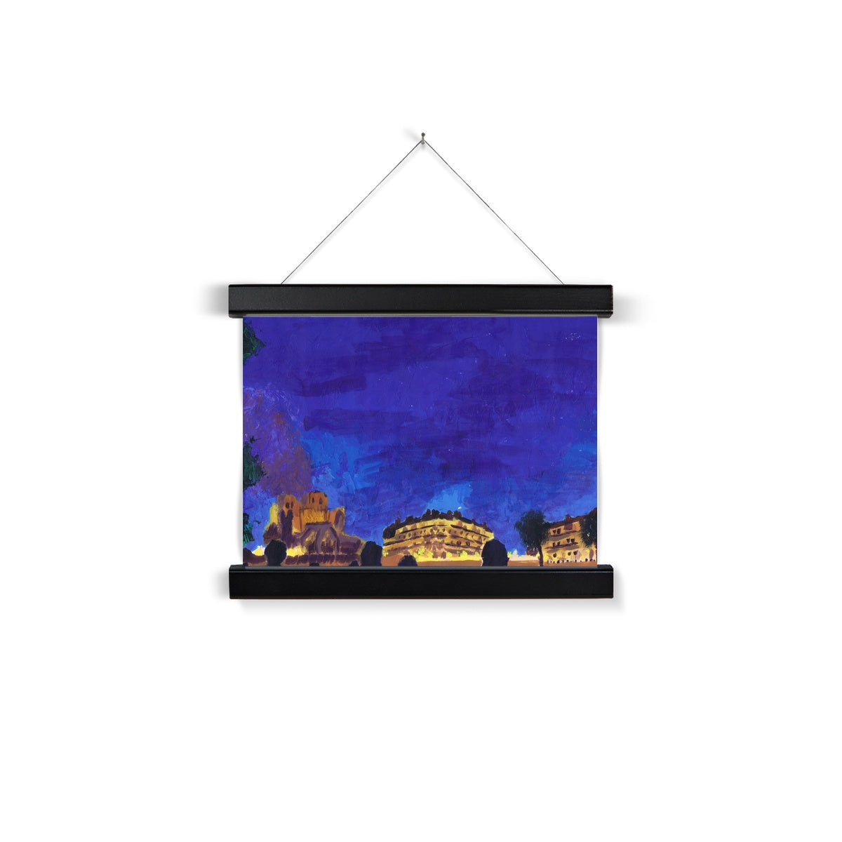 Notre Dame Burning Fine Art Print with Hanger