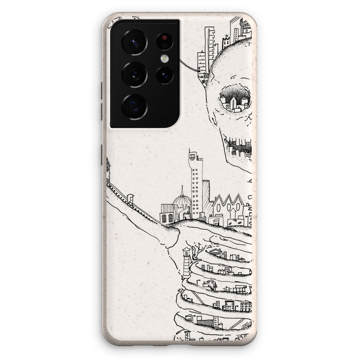 Skelly City Eco Phone Case