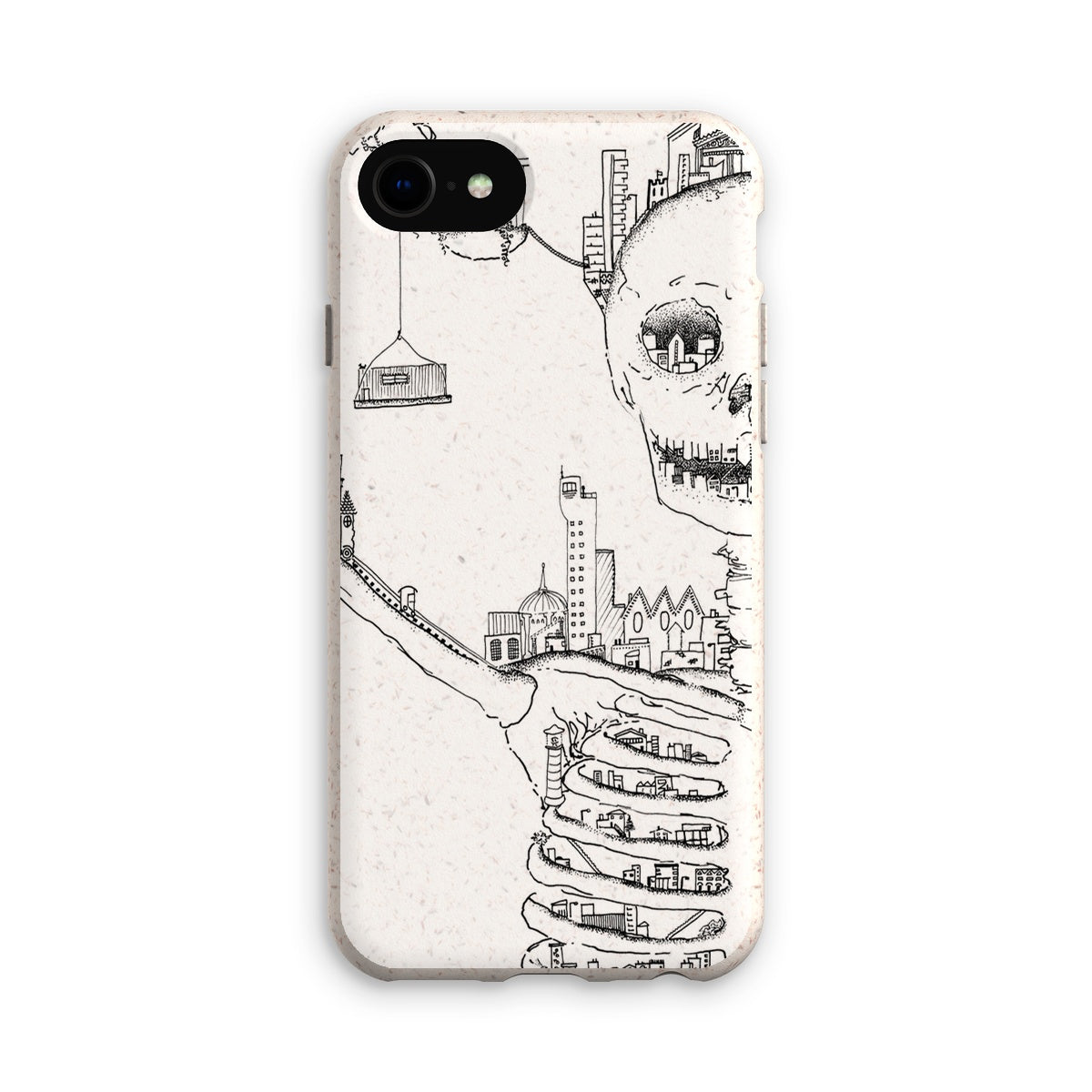 Skelly City Eco Phone Case