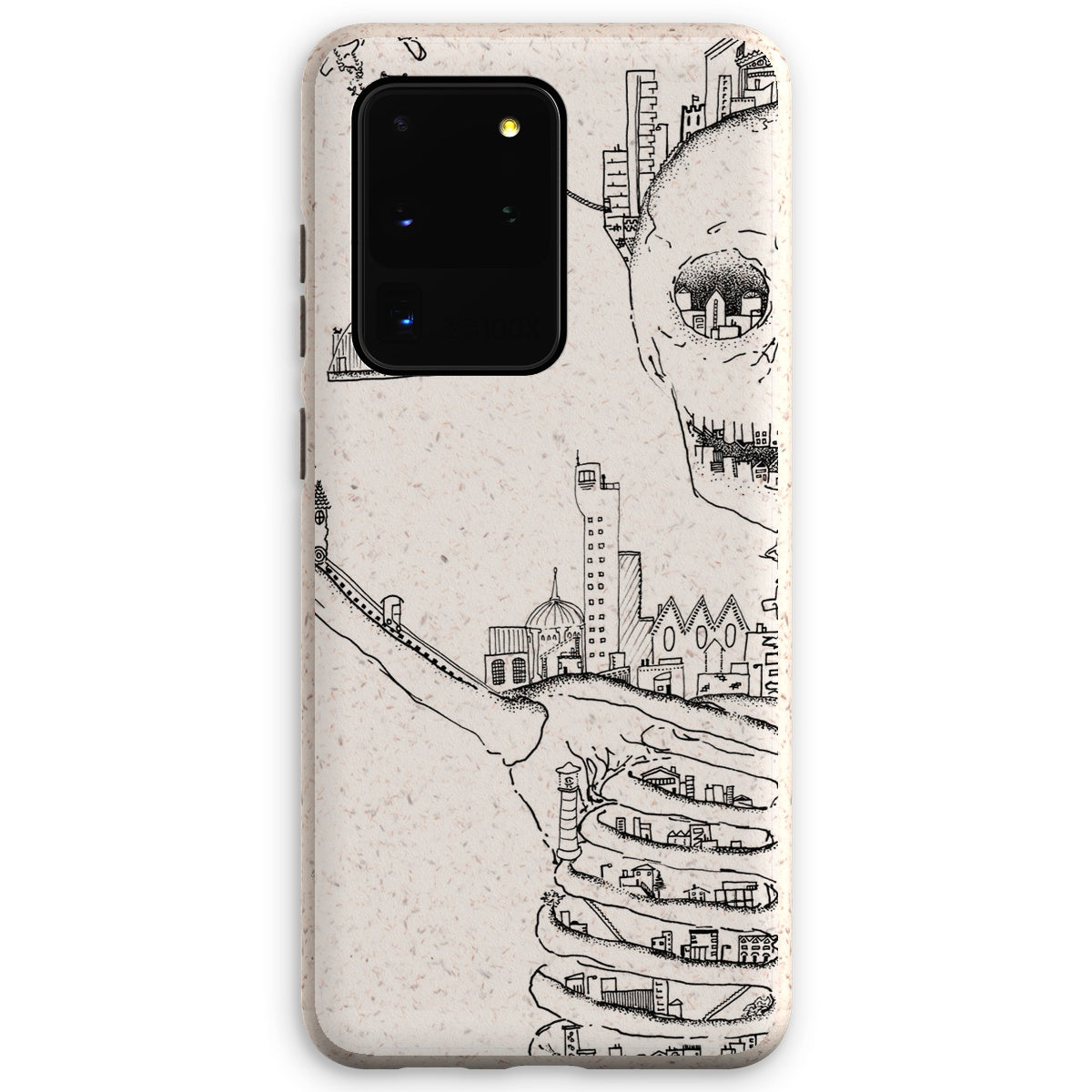 Skelly City Eco Phone Case