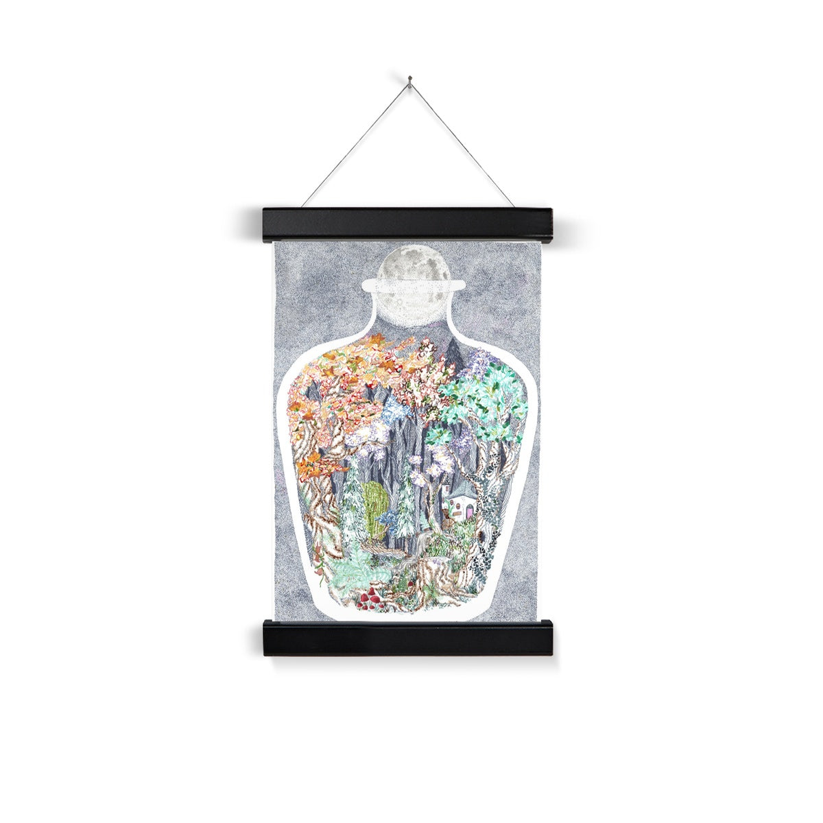 Terrarium Potion Fine Art Print with Hanger