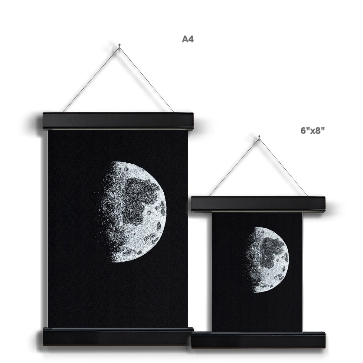 Mooon Fine Art Print with Hanger